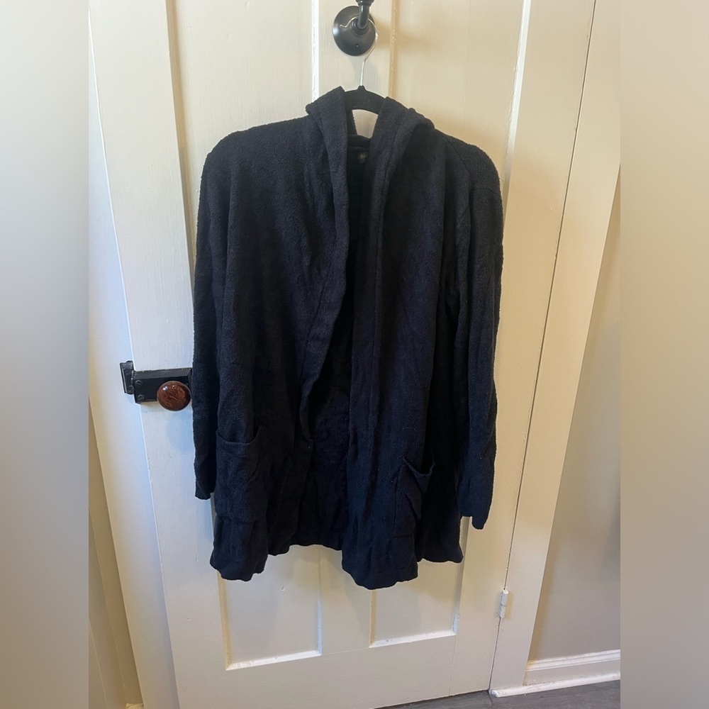 Barefoot Dreams Bamboo Chic Lite Long Cardigan Black Women’s Large/XL